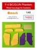 Omask 74882 F-4B/C/D/J/N Phantom wheel bay plugs (for Academy) 1/48